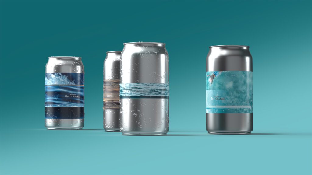 Long Dog Agency Nimroo branding beer range