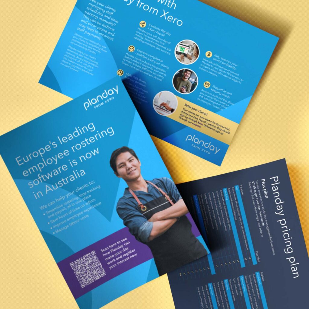 Planday from Xero marketing materials